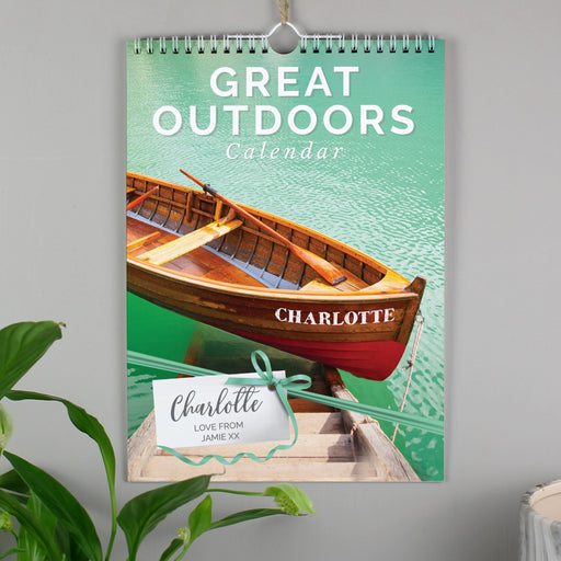 Personalised A4 Great Outdoors Calendar 2021