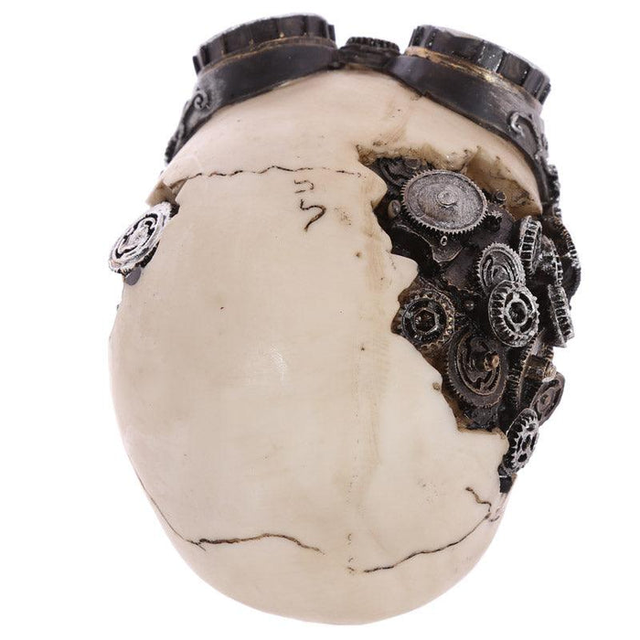 Steam Punk Style Skull Decoration Ornament with Goggles