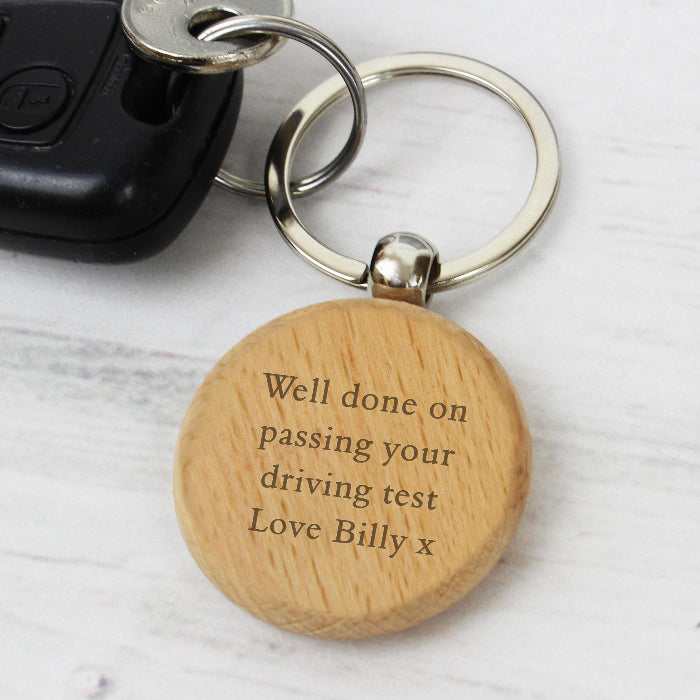 Handmade Personalised Keyring - Own Message