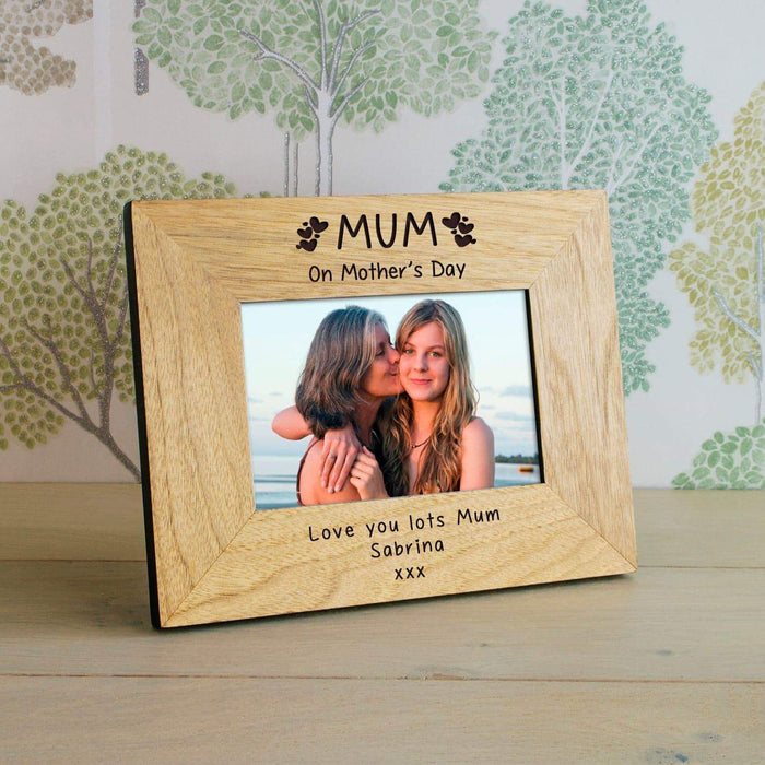 Personalised Mum On Mothers Day Photo Frame - Myhappymoments.co.uk