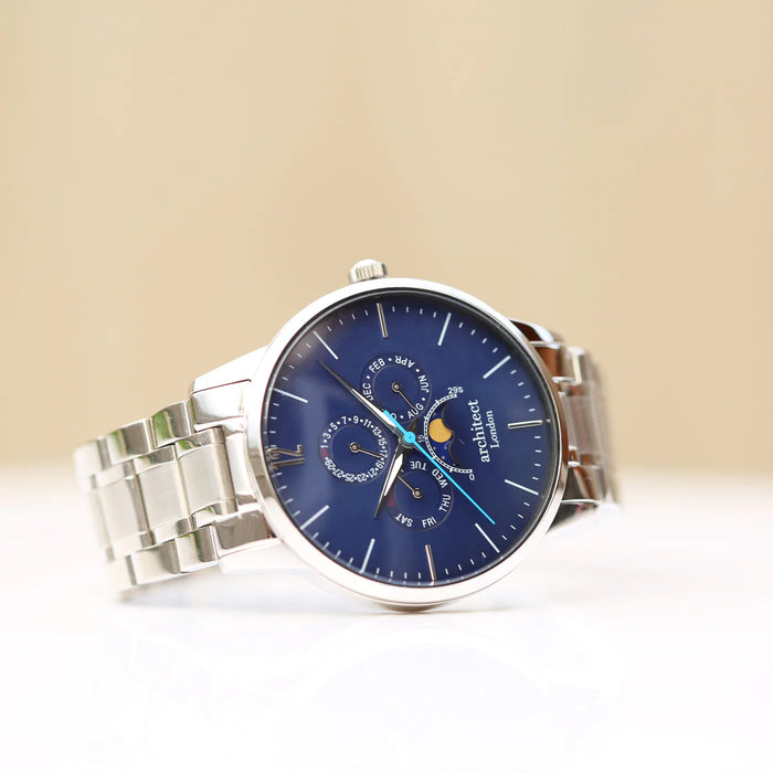 Personalised Men's Architect Apollo Blue Watch