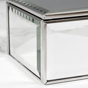 Engraved Mirrored Lined Jewellery Box