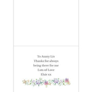 Personalised Thank You For Being My Godmother Card - Myhappymoments.co.uk