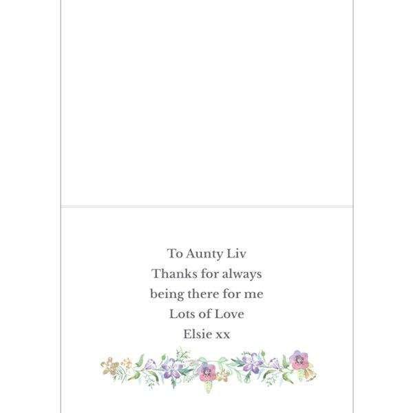 Personalised Thank You For Being My Godmother Card - Myhappymoments.co.uk