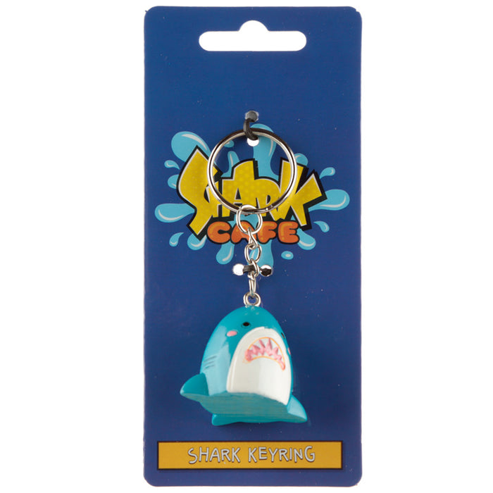 Shark Cafe Shark Head Keyring - Myhappymoments.co.uk