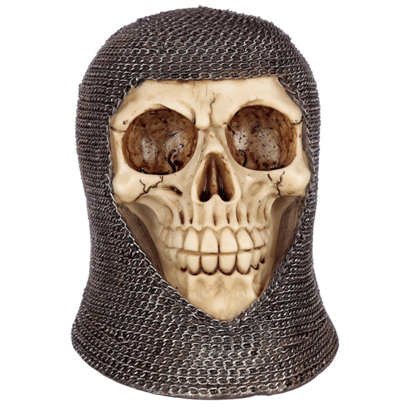 Skull With Chain Mail Ornament - Myhappymoments.co.uk