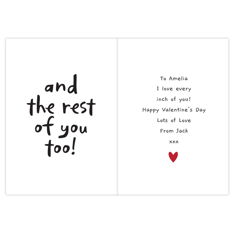 Personalised I Like Your Boobs Card