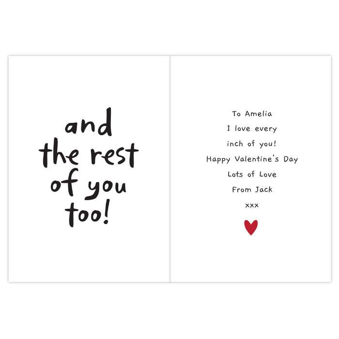 Personalised I Like Your Boobs Card