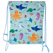 Sealife Drawstring Bag - Myhappymoments.co.uk