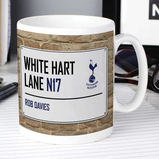 Personalised Tottenham Hotspur Street Sign Mug