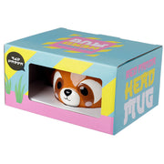 Adoramals Red Panda Shaped Mug