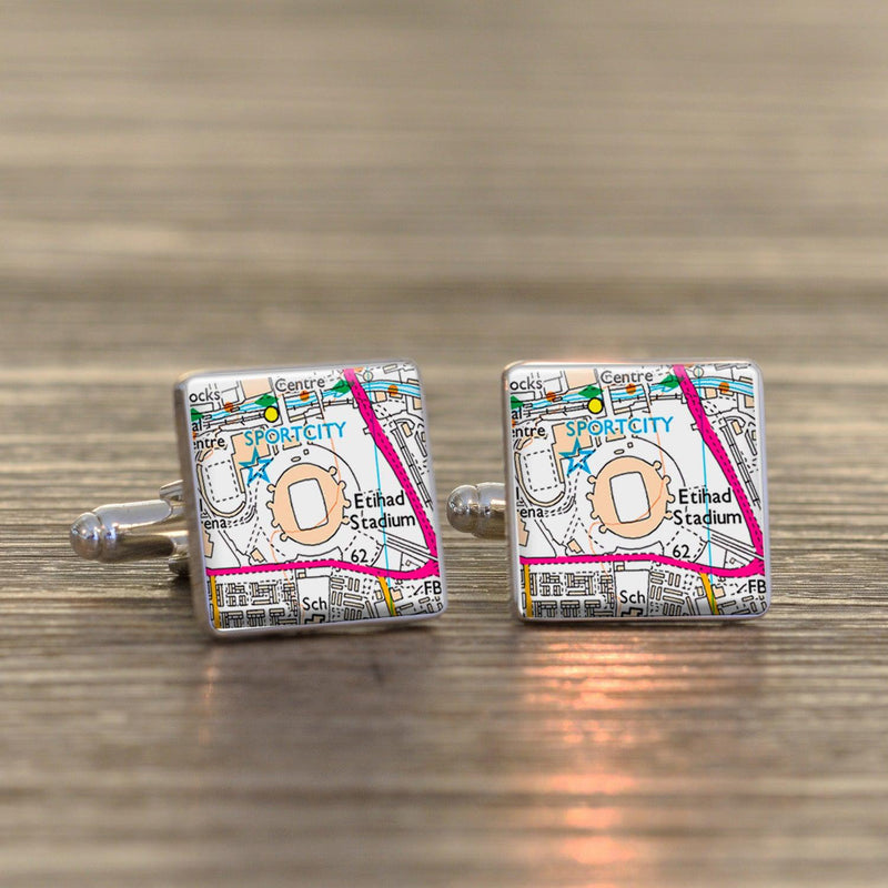 Manchester City Cufflinks Football Ground