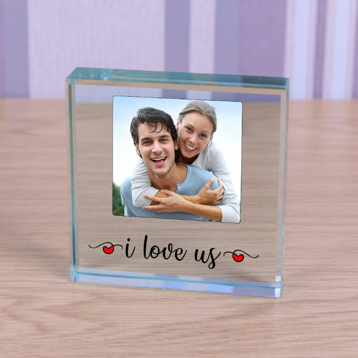 I Love Us Photo Gift Plaque