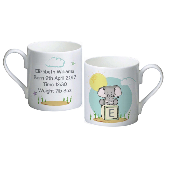 Personalised Elephant Safari Mug - Myhappymoments.co.uk