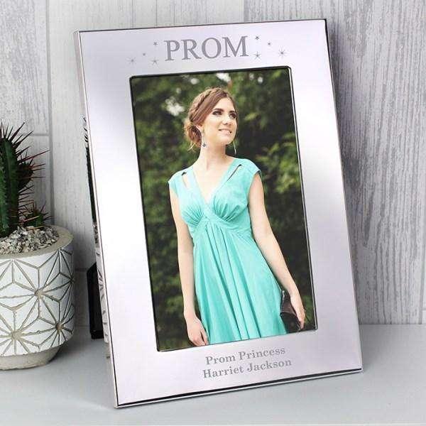 Engraved Prom Night Silver Photo Frame 4x6
