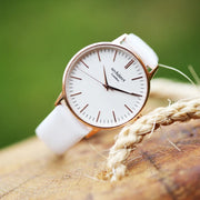 Personalised Ladies Architect Blanc Watch With White Strap