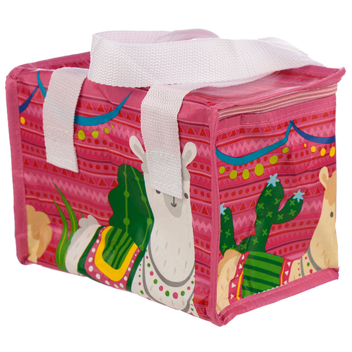 Woven Llama Cool Insulated Lunch Bag - Myhappymoments.co.uk