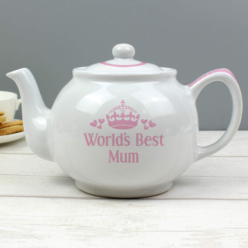 Personalised World's Best Teapot - Myhappymoments.co.uk