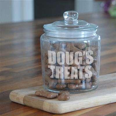 Personalised Dog Treat Jar - Myhappymoments.co.uk
