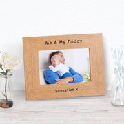 Engraved Me & My Daddy Wooden Photo Frame