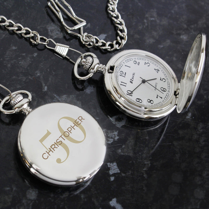 Personalised Birthday Pocket Watch - Myhappymoments.co.uk