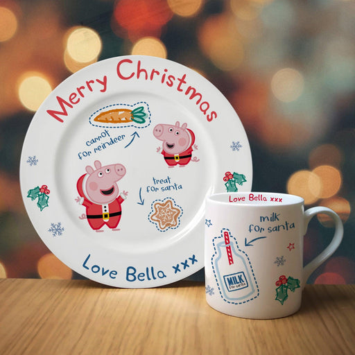 Personalised Peppa Pig Christmas Eve Santa Treat Set