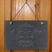 Personalised True Love Story Hanging Slate Sign