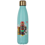 Lucky Cat Maneki Neko Stainless Steel Insulated Drinks Bottle 500ml