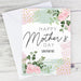 Personalised Abstract Rose Happy Mother’s Day Card