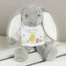 Personalised Easter Meadow Bunny Rabbit In T-Shirt Soft Toy