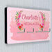 Personalised Floral Wall Hooks - Myhappymoments.co.uk