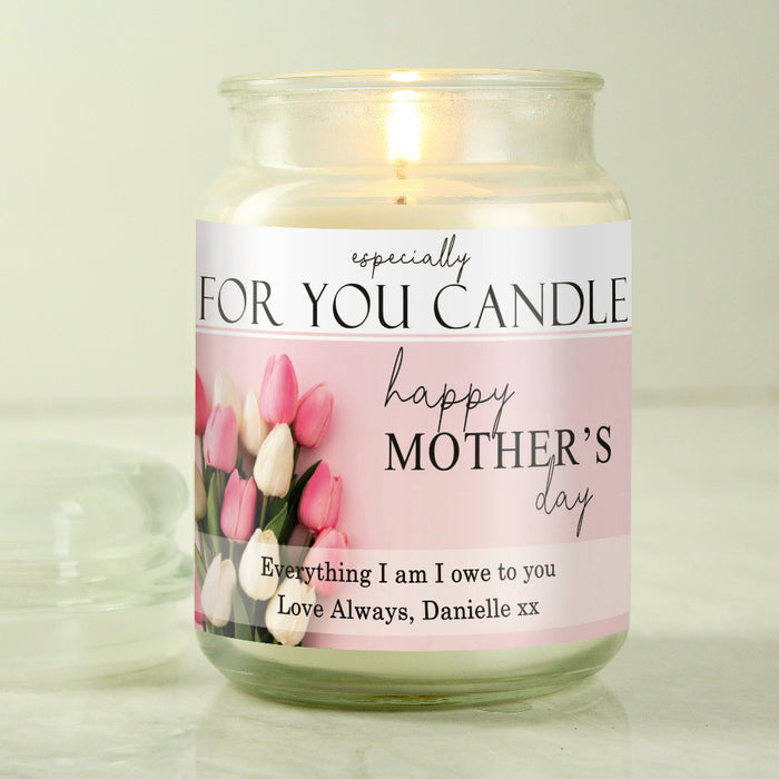 Personalised Mother’s Day Large Scented Jar Candle