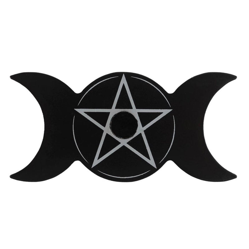 Triple Moon Spell Candle Holder