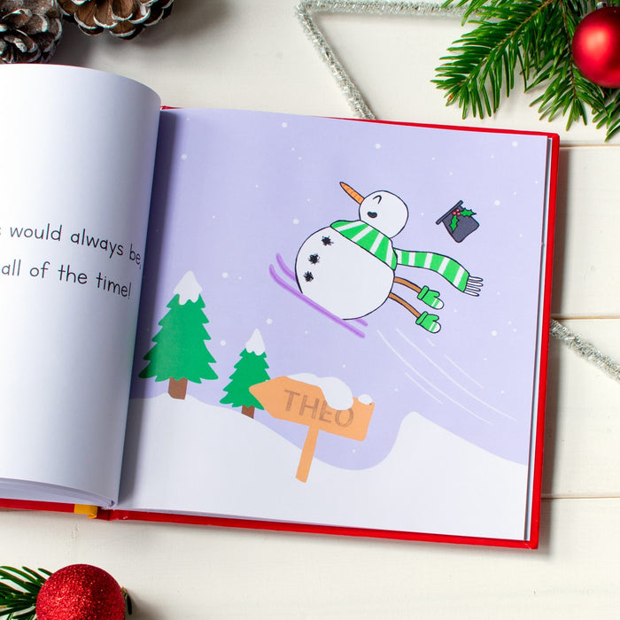 Personalised I’d Rather Be A Snowman Story Book