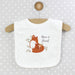 Personalised Mummy and Me Fox Baby Bib