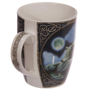 Lisa Parker Wolf Quiet Reflection Porcelain Mug
