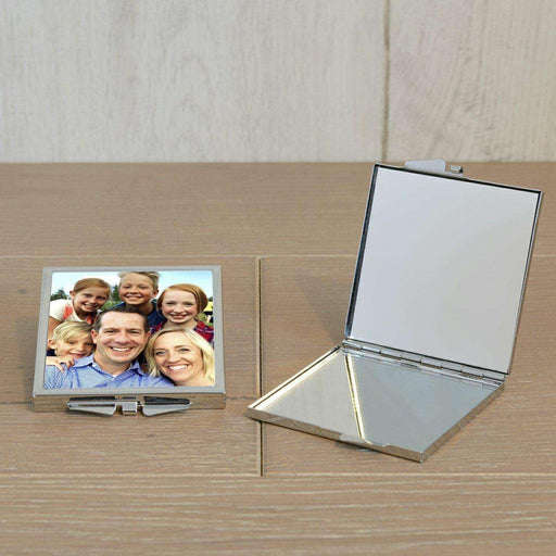 Personalised Photo Compact Mirror - Myhappymoments.co.uk