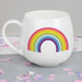 Personalised Cute Rainbow Shape Mug