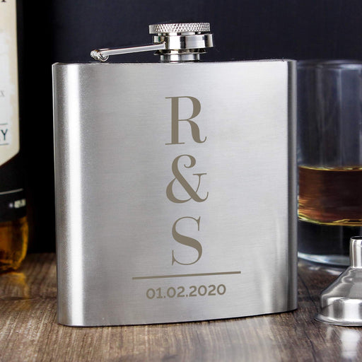 Personalised Initials Hip Flask