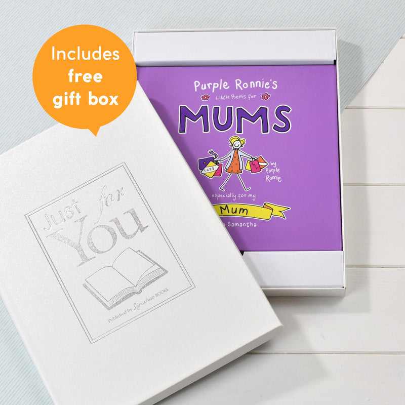 Personalised Purple Ronnie's Little Poems for Mums - Myhappymoments.co.uk