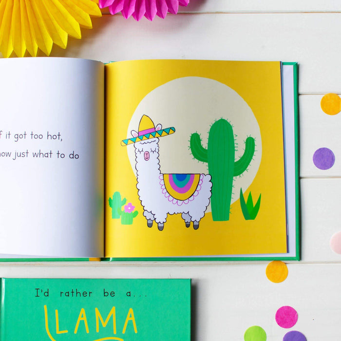 Personalised I’d Rather Be A Llama Story Book