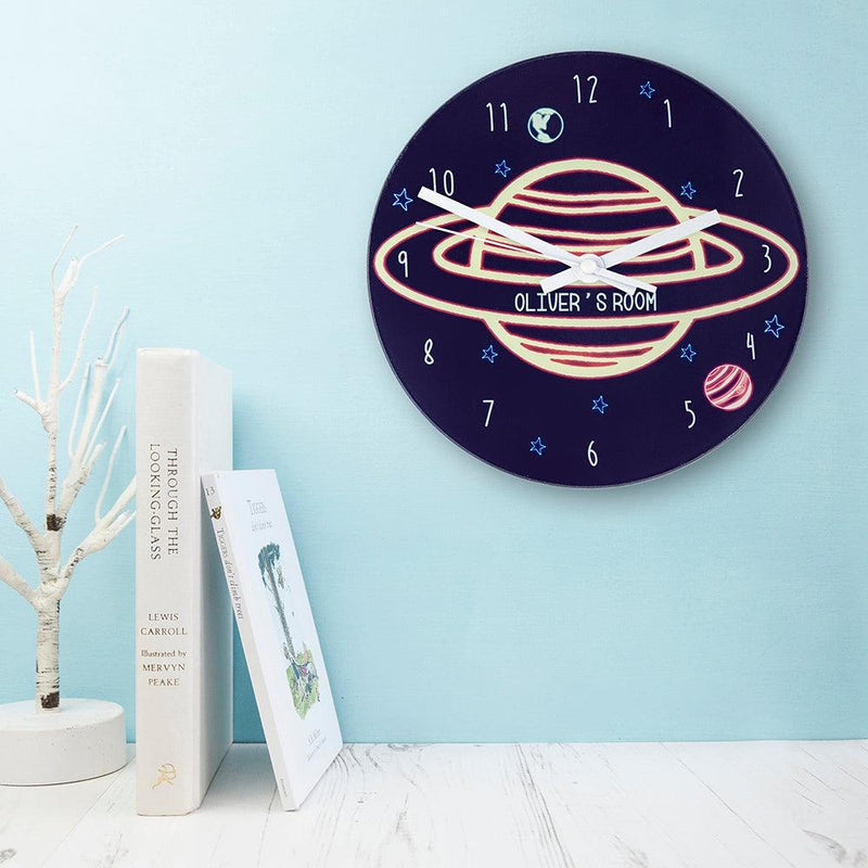 Personalised Space Wall Clock