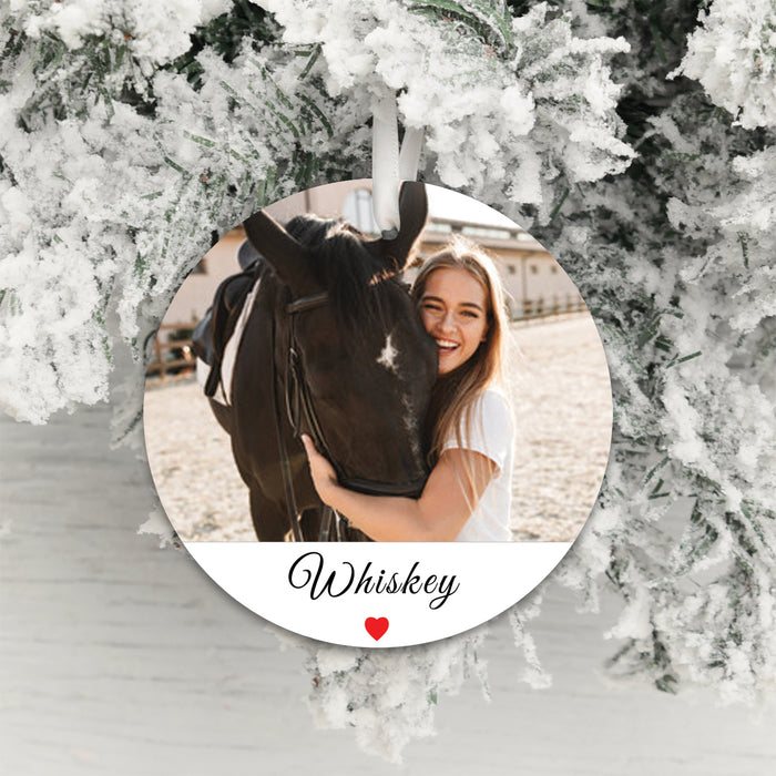 Personalised Pet Photo Christmas Decoration