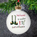 Personalised Under Elf Surveillance Christmas Bauble - Myhappymoments.co.uk