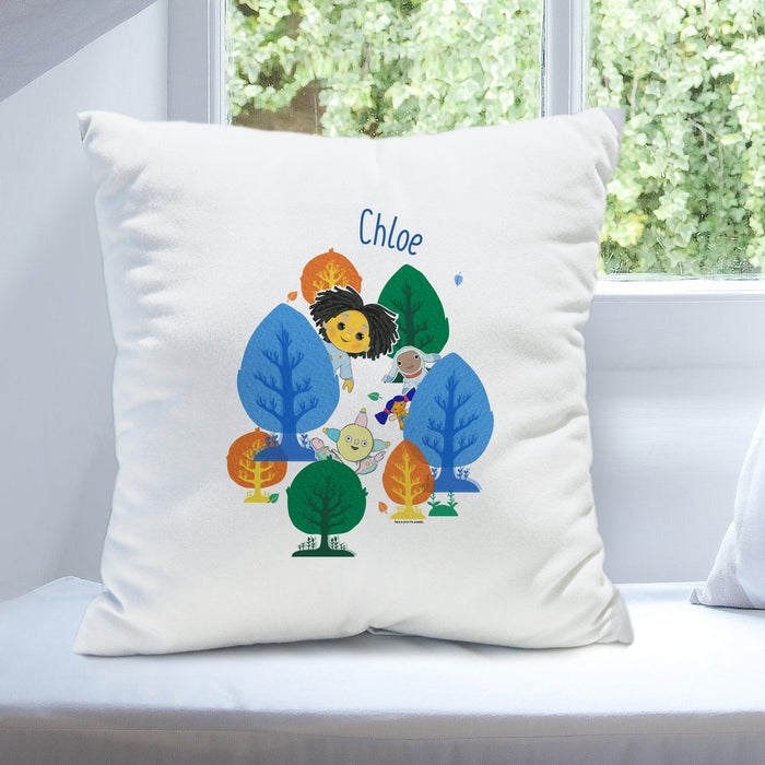 Personalised Moon and Me Forest Cushion