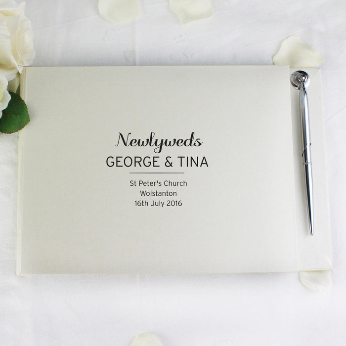 Personalised Classic Hardback Guest Book & Pen