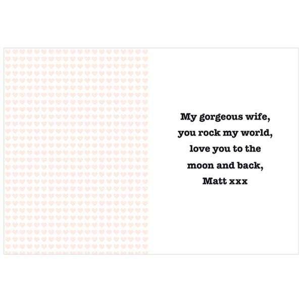 Personalised I HEART Card - Myhappymoments.co.uk