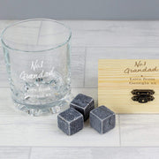 Personalised No.1 Whisky Stones & Glass Set