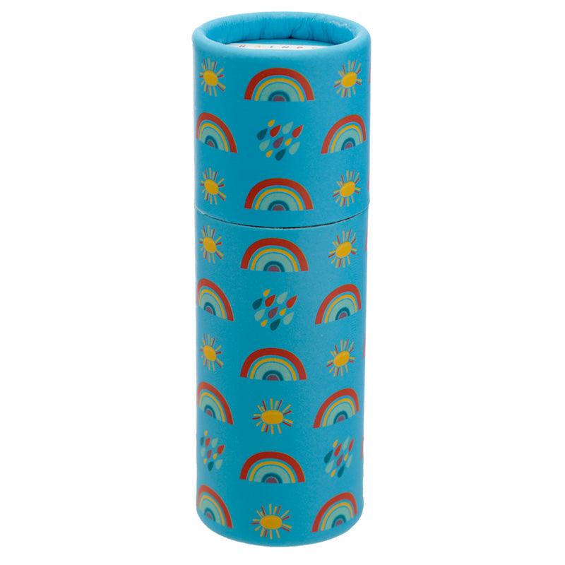Rainbow Pencil Pot with Colouring Pencils