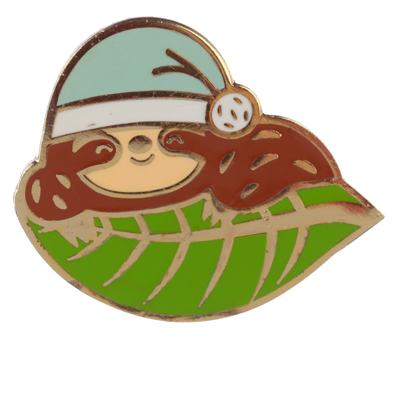 Novelty Sloth Design Enamel Pin Badge - Myhappymoments.co.uk